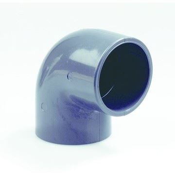 PVC HD knie 45gr 40 mm
